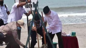 Nama Wapres Ma'ruf Amin Diabadikan Jadi Nama Pantai di Pariaman Sumbar