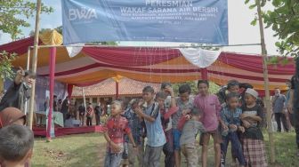 Terima Wakaf Air Bersih, Desa Bojongsari Tasikmalaya Tak Lagi Kesulitan Air