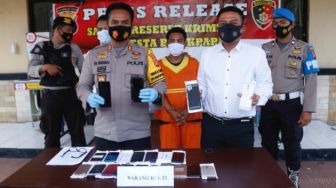 Pencuri 13 Unit Ponsel di Balikpapan Ditangkap Polisi, Begini Pengakuannya