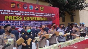 Jaringan Narkotika Dibongkar, Pernah Bawa 800 Kg Ganja ke Palembang