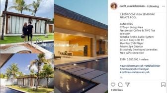 Gile! Harga Villa Honeymoon Atta dan Aurel Semalam 2 Kali Gaji Buruh Bali