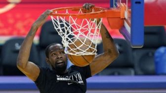 Hasil NBA: Kevin Durant Pimpin Brooklyn Nets Kalahkan Sixers