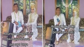 Bikin Baper Karena Nikah Tanpa Pelaminan, Pasangan Ini Tuai Pujian