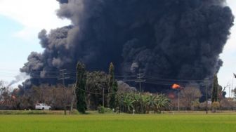 Update Terkini Kebakaran Kilang Minyak Balongan, Polisi Periksa 52 Orang