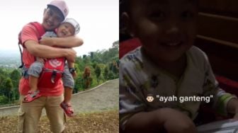 Mewek, Anak Rindu Ayah yang Sudah Meninggal, Minta Digendong Lewat Foto