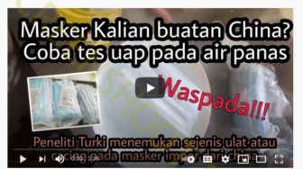 CEK FAKTA: Benarkah Ada Cacing Atau Ulat Pada Masker Impor Buatan China?