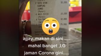 Pria Ini Syok Protes Harga Makanan Mahal, Publik Kesal Pas Lihat Notanya