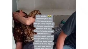 Pilu! Tukang Becak Menangis Histeris, Uang Tabungan Raib Dicuri saat Salat