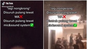 Antimainstream! Kelamaan Nongkrong, Cewek ini Disuruh Pulang Lewat Speaker