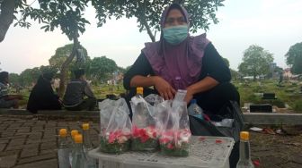 Jelang Ramadhan, Pedagang Bunga Akui Alami Peningkatan Hingga 75 Persen