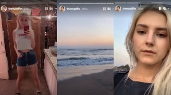 Viral Video Bintang Porno Eva Elfie di Bali Dikerubungi Warga, Publik Panik