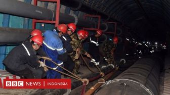 Puluhan Pekerja China Terperangkap di Tambang, Banjir Hambat Penyelamatan