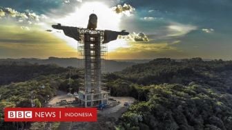 Brasil Bangun Patung Raksasa Yesus Lebih Tinggi dari Patung di Rio