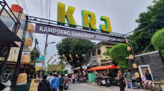 Meriah, Pasar Sore Kampoeng Ramadhan Jogokariyan Terapkan Prokes Ketat