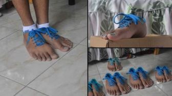 Kelewat Kreatif! Sepatu Lebaran Ala Netizen Ini Bikin Kamu Salah Fokus