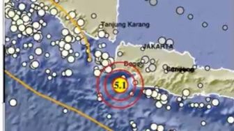 Gempa Guncang Bayah Lebak Banten, Terasa Hingga Cianjur