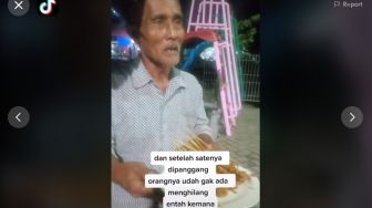 Viral Kisah Sedih Tukang Sate Ditipu di Bulan Ramadhan, Warganet: Ya Allah