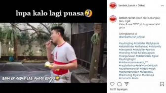 Sudah Habis Satu Bungkus Makanan, Baim Wong Baru Sadar Kalau Lagi Puasa Ramadhan