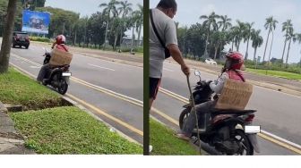 Viral Pemotor Bawa Papan 'Butuh Pekerjaan', Langsung Diinterview di Jalan