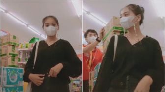 Kepergok Goyang TikTok di Minimarket, Yang Mergokin Malah Bikin Gagal Fokus