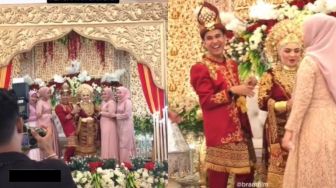 Pengantin Pria Kerjai Istri di Pelaminan, Publik: Gak Sabar Malam Pertama