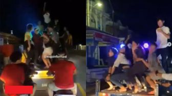 Viral Video Muda-mudi Joget Erotis saat Bangunkan Orang Sahur di Jalanan