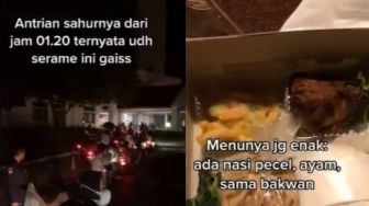 Viral Video UMY Bagi-Bagi Menu Sahur Enak, Jam 1 Antrean Sudah Panjang