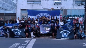 Guyub Rukun Aremania Galang Dana Bantuan untuk Korban Gempa Malang