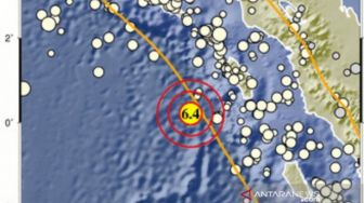 Gempa Magnitudo 6,1 Bikin Warga Gunungsitoli Panik