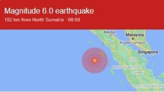 Gempa Besar 6,4 SR Guncang Nias Barat