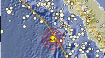 Gempa Magnitude 7,2 Guncang Nias Barat, Getaran Hingga Padang Sidempuan