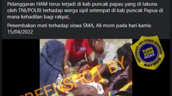 CEK FAKTA: Benarkah Ada Siswa SMA di Papua Ditembak Mati oleh TNI/Polri?