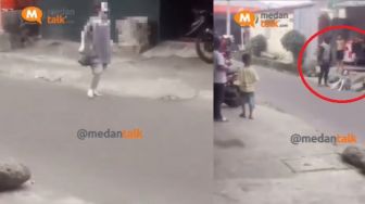 Viral Anak Silver Menangis di Jalanan, Diduga Dipaksa Ayah Ngamen