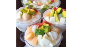 Segarnya Es Puding Buah, Takjil Favorit Untuk Berbuka Puasa