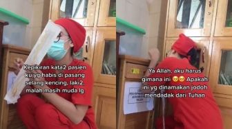 Viral Perawat Ngelus Dada, Pasang Kateter ke Pasien Pria Malah Diajak Nikah