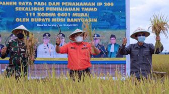 Surplus Beras, Muba Salah Satu Daerah Ketahanan Pangan Sumsel