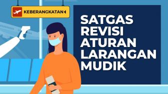 INFOGRAFIS : Satgas Revisi Aturan Larangan Mudik