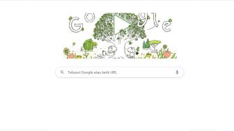 Peringati Hari Bumi, Google Ingatkan Tanam Pohon Lewat Doodle