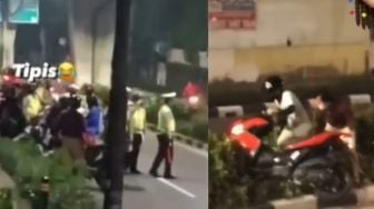 Hindari Razia Berujung Petaka, Reaksi Pemotor saat Tak Berkutik Bikin Puas