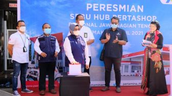 Optimalkan Penyaluran BBM Pertashop, Pertamina Resmikan SPBU Hub Pertama di Jawa Tengah