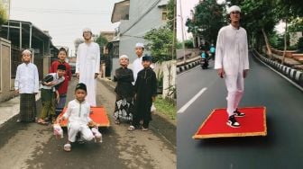 Pemuda Cari Takjil Naik Karpet Terbang, Ternyata Ada Fakta Dibaliknya