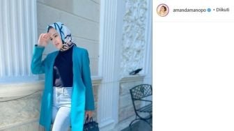 Foto Pakai Jilbab dan Kutip Ayat Alquran, Amanda Manopo Didoakan Mualaf