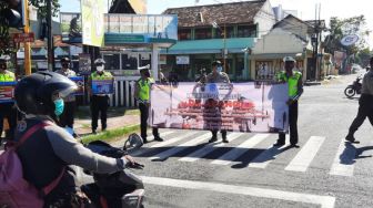 Ada Larangan Mudik, Polres Bantul Lakukan Penyekatan di Lokasi Ini