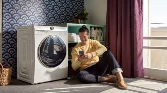 Berteknologi AI, Samsung Rilis Mesin Cuci Pintar EcoBubble Washer