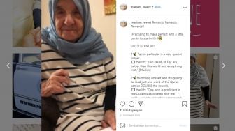 Inspiratif! Kisah Nenek 86 Tahun Masuk Islam dan Semangat Menghafal Al Fatihah