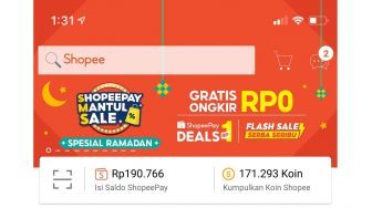 Gajian Saat Ramadan, ShopeePay Mantul Sale Promo Rp1 hingga Gratis Ongkir