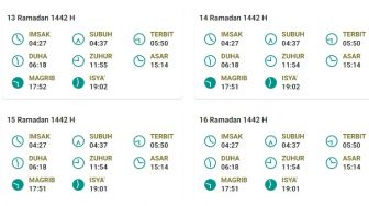 Jadwal Imsakiyah Surabaya Dan Sekitarnya Rabu 28 April 2021 Suara Jatim