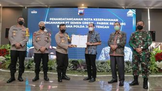 Semen Gresik dan Polda Jateng Jalin Kerja Sama Amankan Objek Vital Nasional