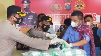 Polisi Gagalkam Penyelundupan 57 Kg Sabu dan 5.000 Pil Ekstasi di Sumut