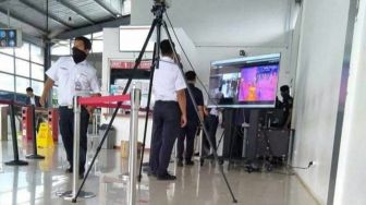 Tiga Stasiun di Kabupaten Lebak Dijaga Ketat Satgas Covid-19 saat Mudik 